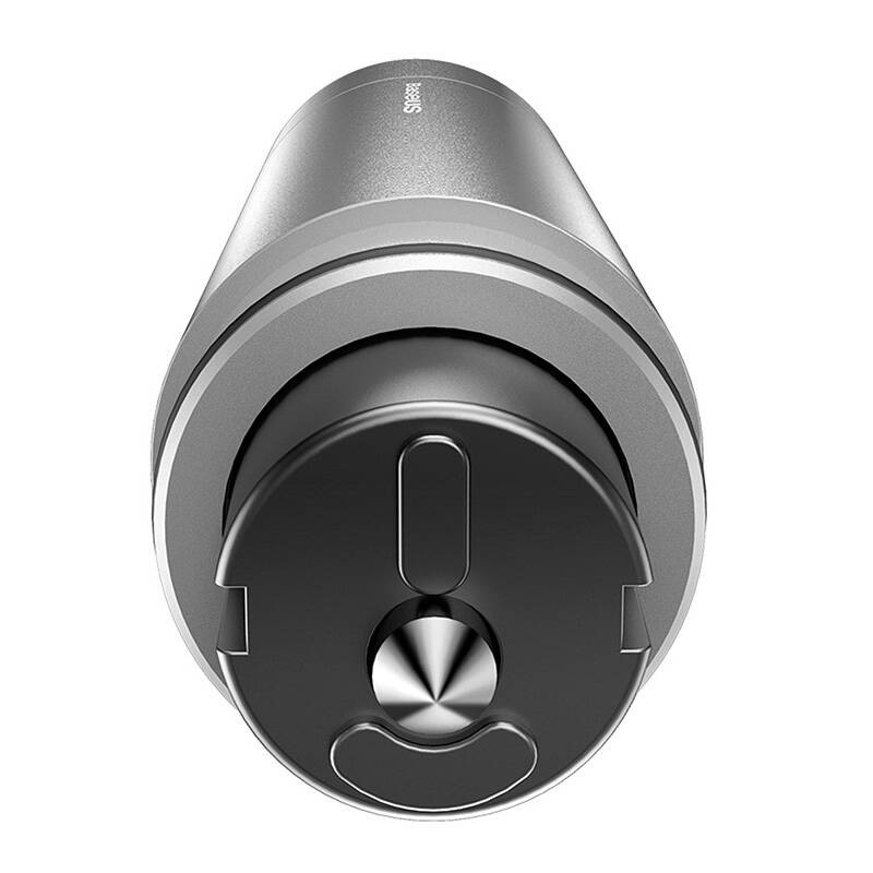 Akcesorium samochodowe Baseus 2w1 młotek do szyb + nóż do pasów -  srebrny (CRSFH-0S)