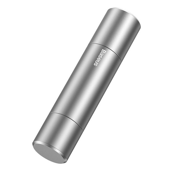 Zdjęcie produktu: Akcesorium samochodowe Baseus 2w1 młotek do szyb + nóż do pasów -  srebrny (CRSFH-0S)