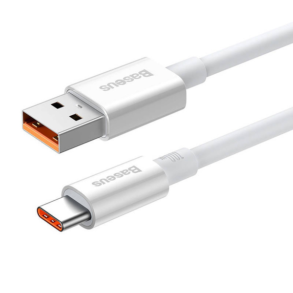 Zdjęcie produktu: Kabel przewód USB Typ-C 1.5m Baseus Superior 100W biały