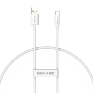 Miniatura produktu: Kabel przewód USB Typ-C 100cm Baseus Superior, 100W z obsługą szybkiego ładowania - biały (P10320102214-01)
