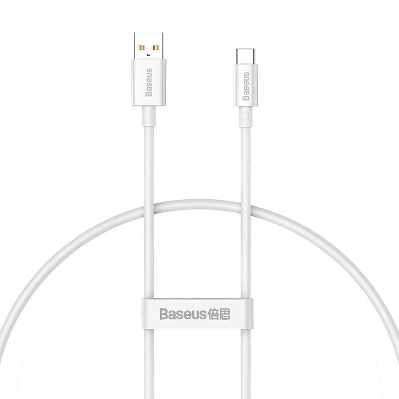 Kabel przewód USB Typ-C 2m Baseus Superior 100W biały
