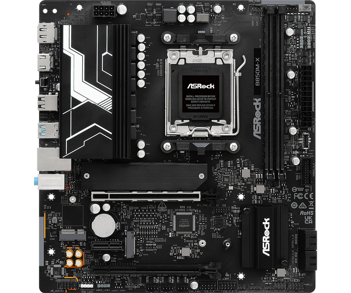 Zdjęcie produktu: Płyta główna ASRock B850M-X AM5 Zdjęcie produktu: Płyta główna ASRock B850M-X AM5
