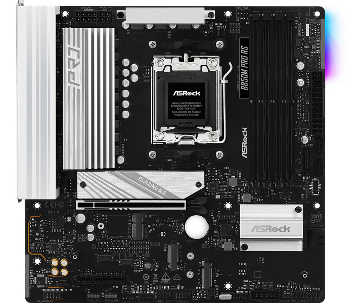 Zdjęcie produktu: Płyta główna ASRock B850M PRO RS AM5 Zdjęcie produktu: Płyta główna ASRock B850M PRO RS AM5