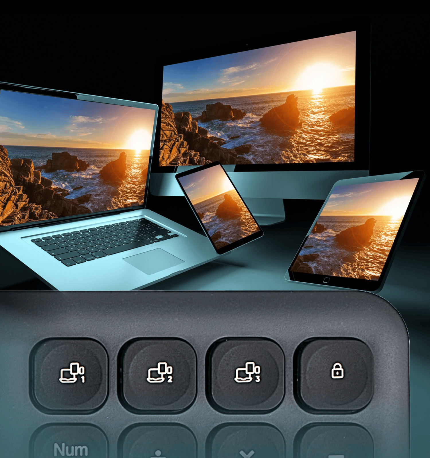 Klawiatura komputerowa HAMA WK-550 multi device bezprzewodowa QWERTY Assist AI Klawiatura komputerowa HAMA WK-550 multi device bezprzewodowa QWERTY Assist AI