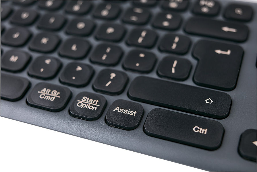 Zdjęcie produktu: Zestaw bezprzewodowy klawiatura i mysz komputerowa zestaw Hama WKM-550 multi device QWERTY Assist AI