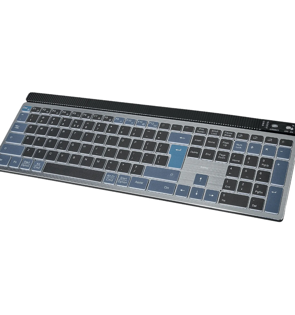 Klawiatura komputerowa HAMA Wk-750 multi device bezp. podświetlana Assist AI