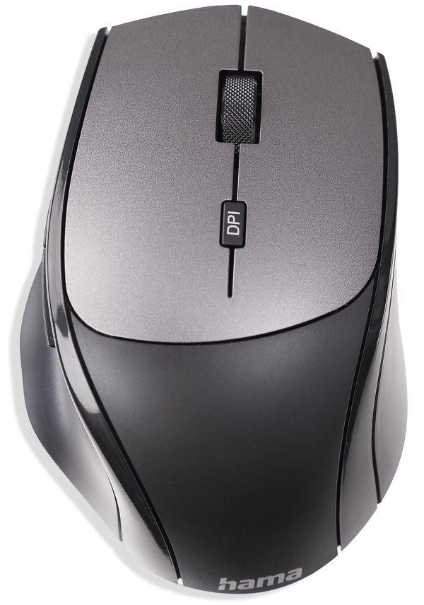 Zdjęcie produktu: Zestaw bezprzewodowy klawiatura i mysz komputerowa zestaw Hama MKB KMW-600 Plus, czarny/ antracyt