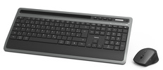 Miniatura zdjęcia: Zestaw bezprzewodowy klawiatura i mysz komputerowa zestaw Hama MKB KMW-600 Plus, czarny/ antracyt