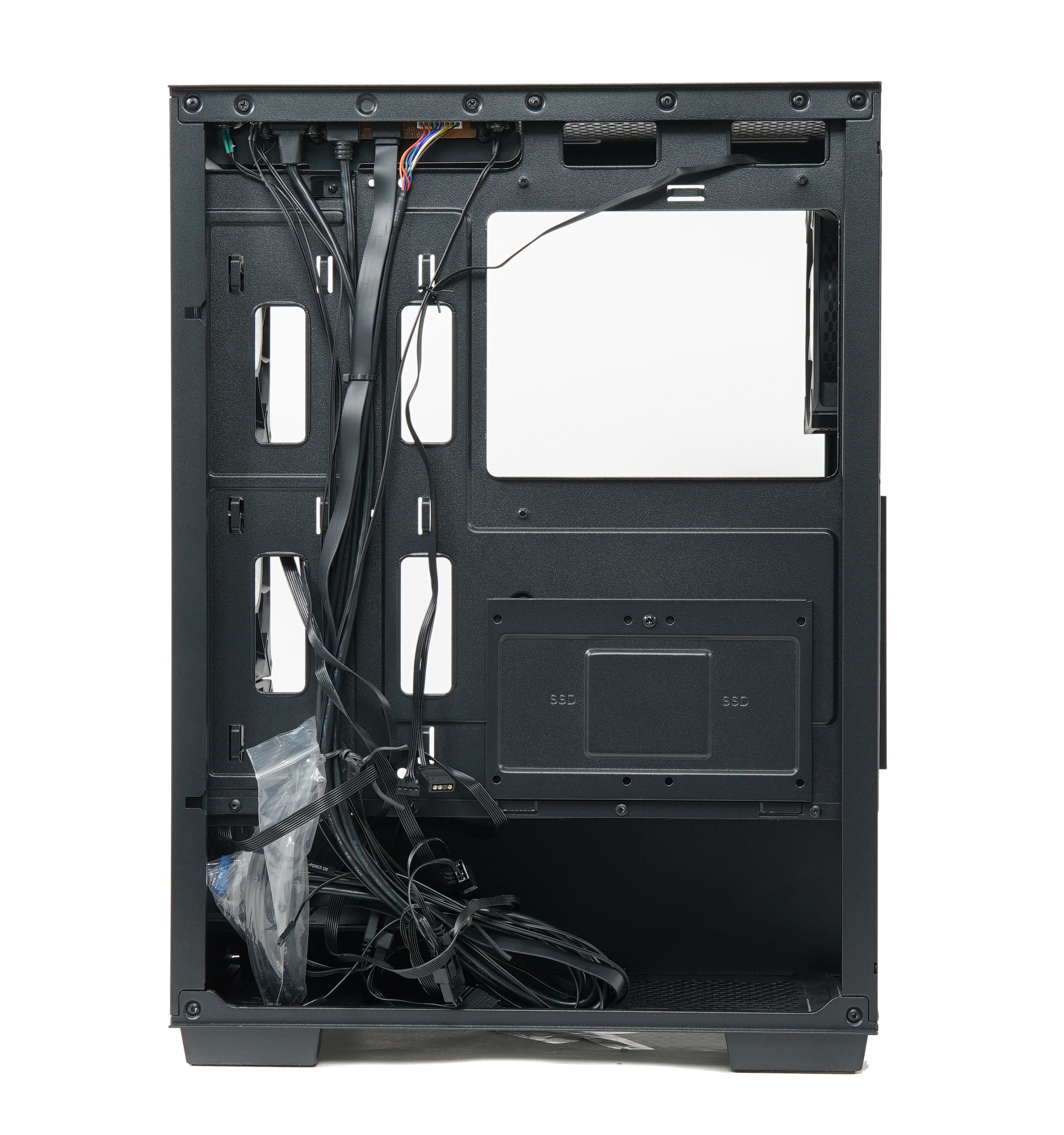 ZENPC Flow TG Black 4x Fander P12 PWM ARGB PST