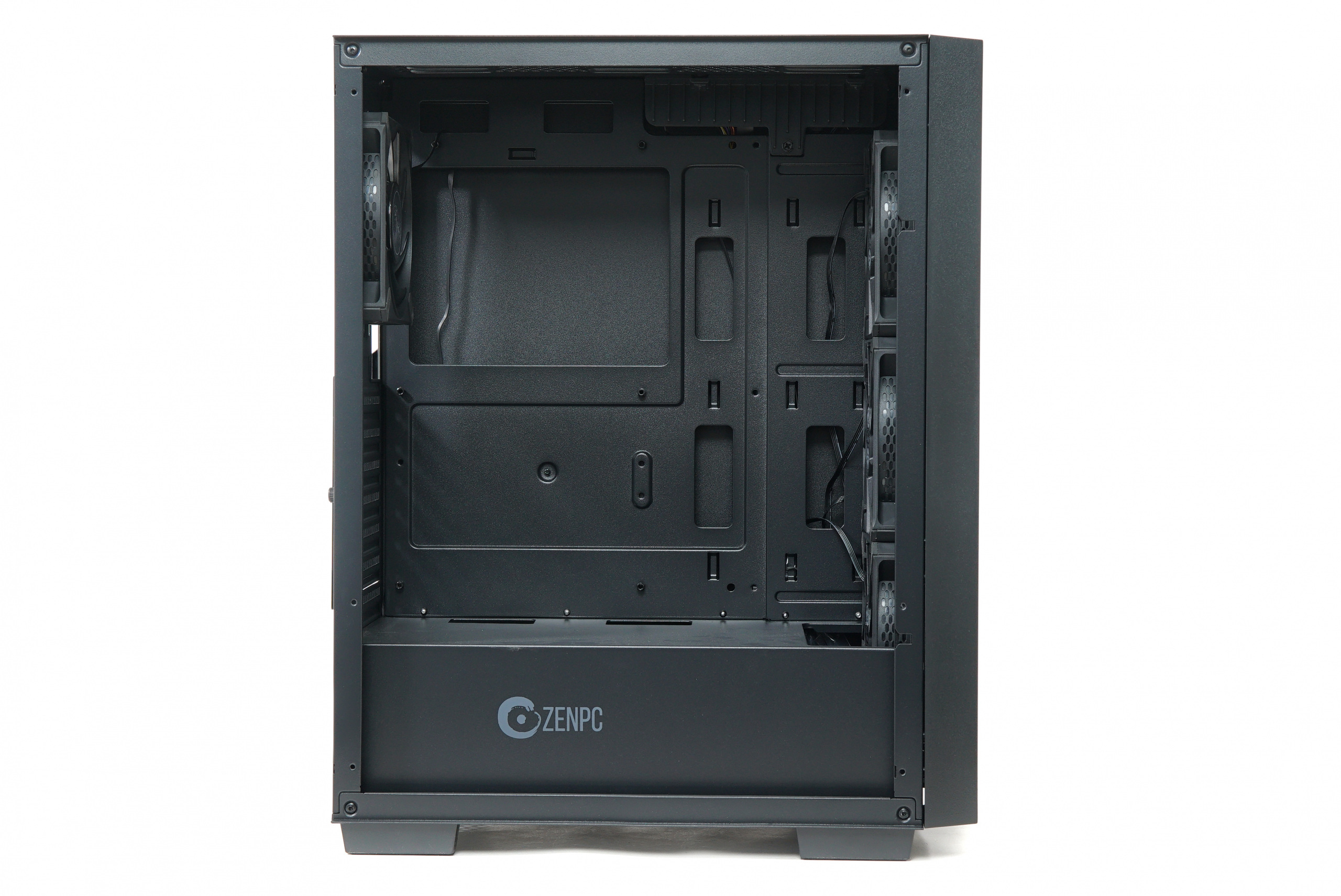 ZENPC Flow TG Black 4x Fander P12 PWM ARGB PST