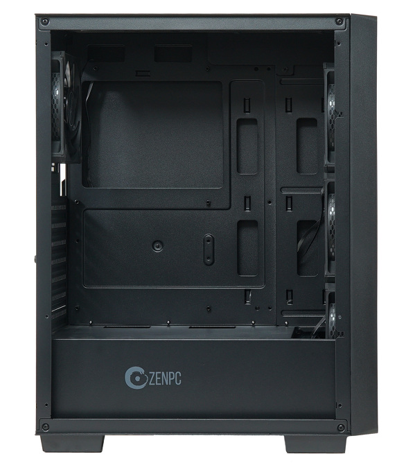 Zdjęcie produktu: ZENPC Flow TG Black 4x Fander P12 PWM ARGB PST