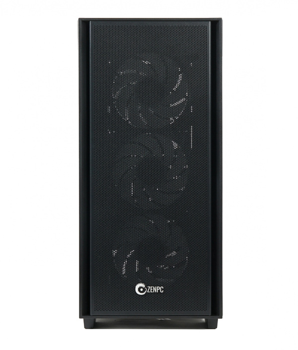 Zdjęcie produktu: ZENPC Flow TG Black 4x Fander P12 PWM ARGB PST