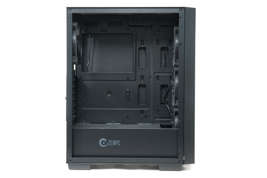 Zdjęcie produktu: ZENPC Flow TG Black 4x Fander P12 PWM ARGB PST