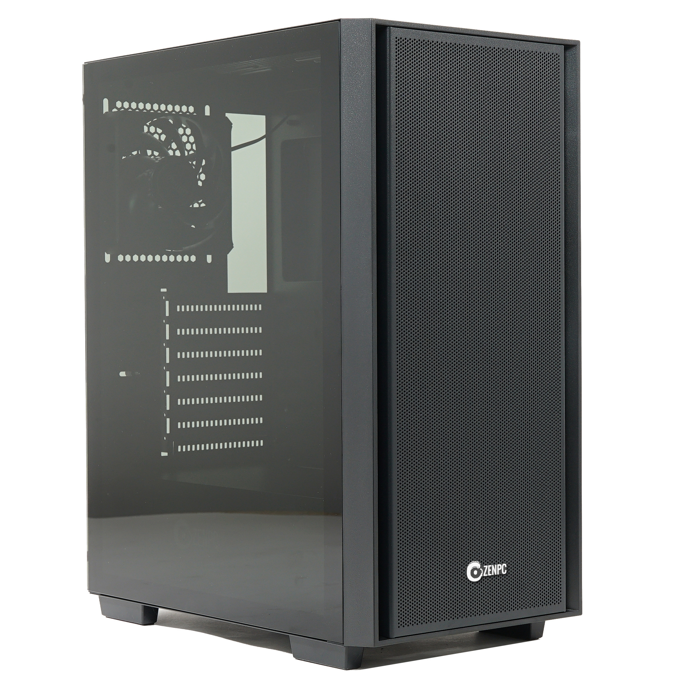 ZENPC Flow TG Black 4x Fander P12 PWM PST