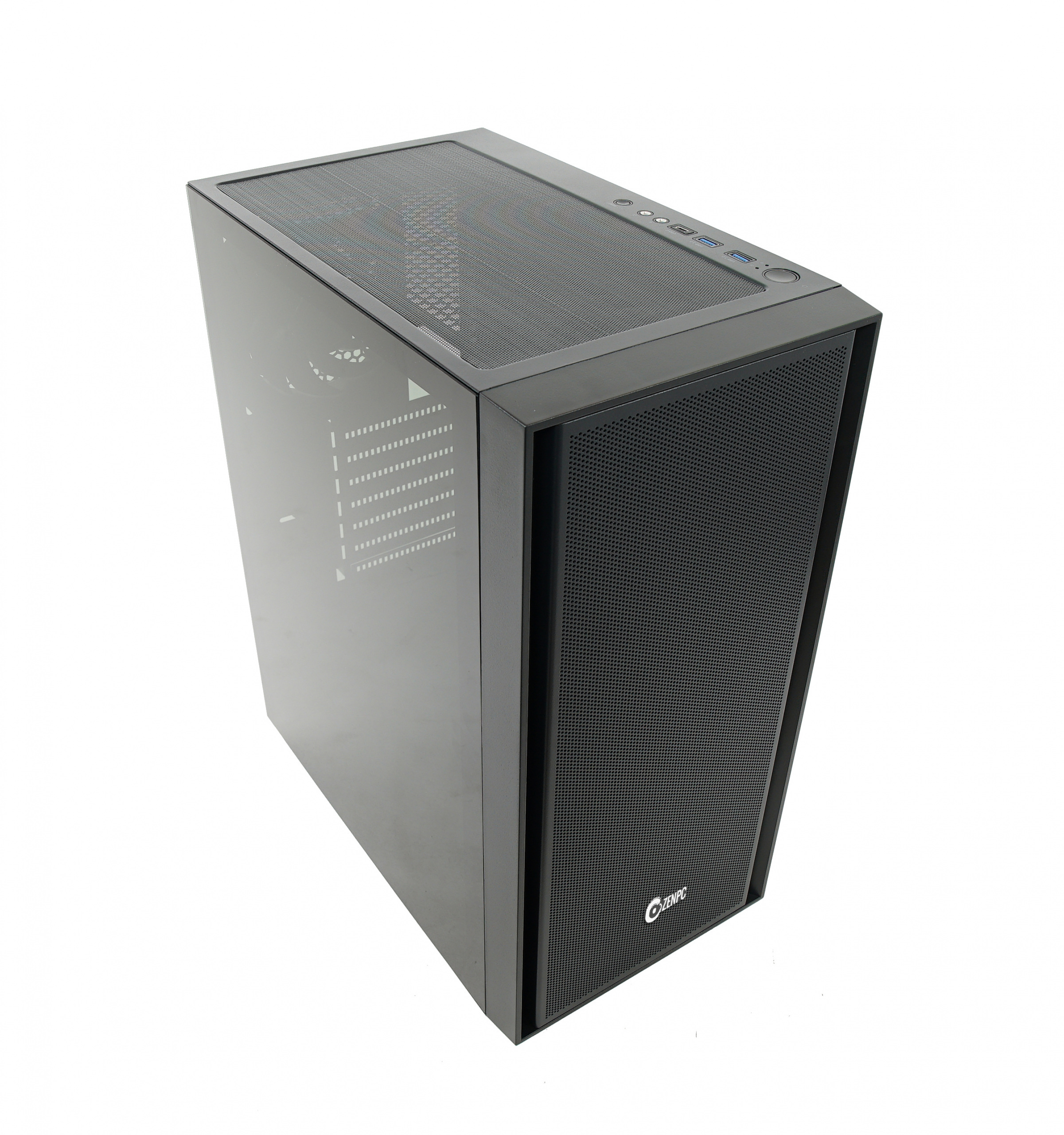 ZENPC Flow TG Black 4x Fander P12 PWM PST