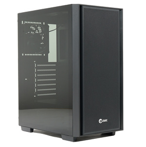 Miniatura produktu: Obudowa do komputera ZENPC Flow TG Black 4x Fander P12 PWM PST