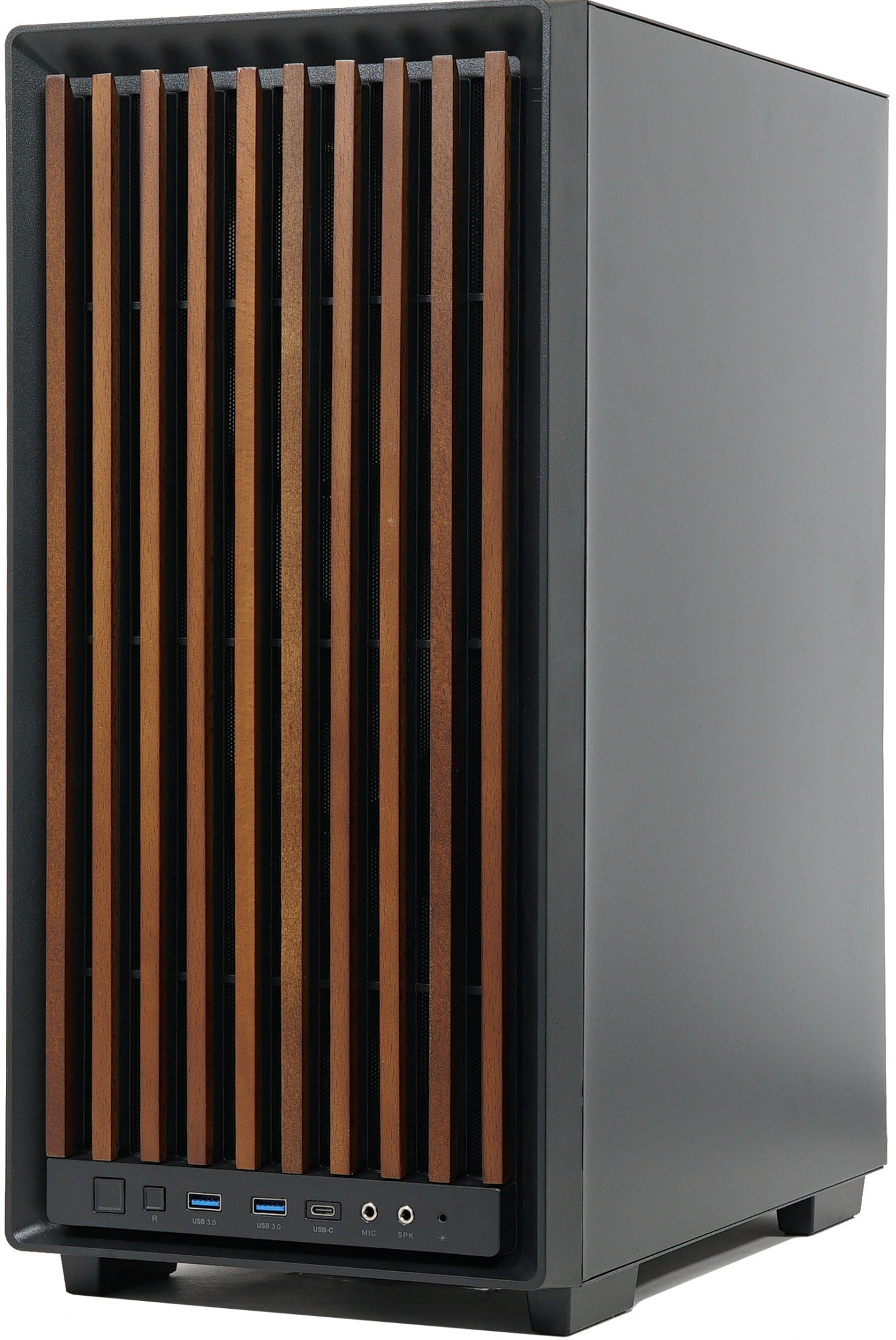 Obudowa do komputera ZENPC Wooder TG Black 4x Fander P12 PWM PST