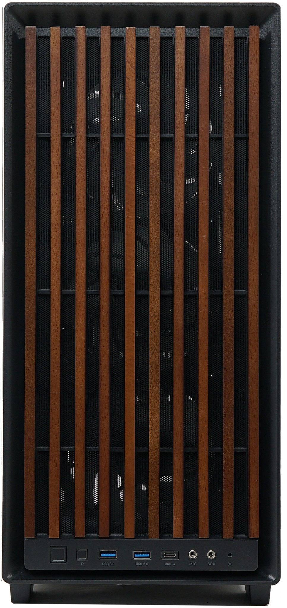 Obudowa do komputera ZENPC Wooder TG Black 4x Fander P12 PWM PST