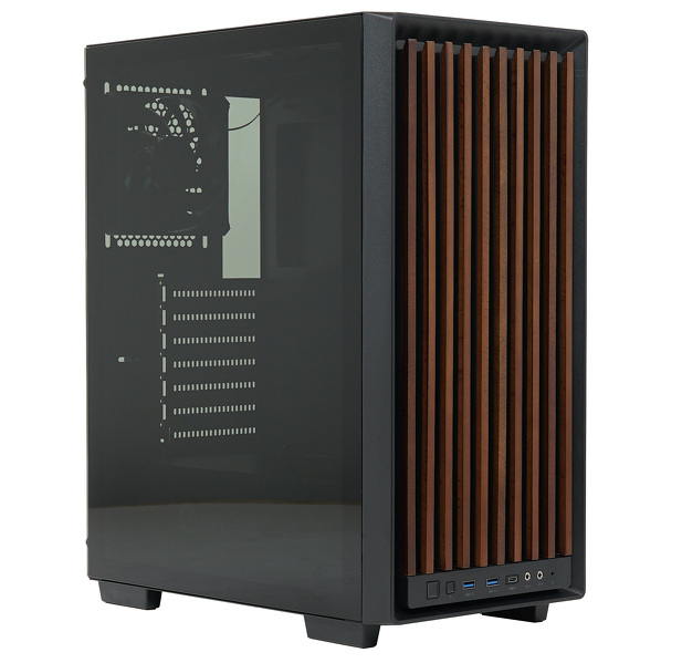 Zdjęcie produktu: Obudowa do komputera ZENPC Wooder TG Black 4x Fander P12 PWM PST