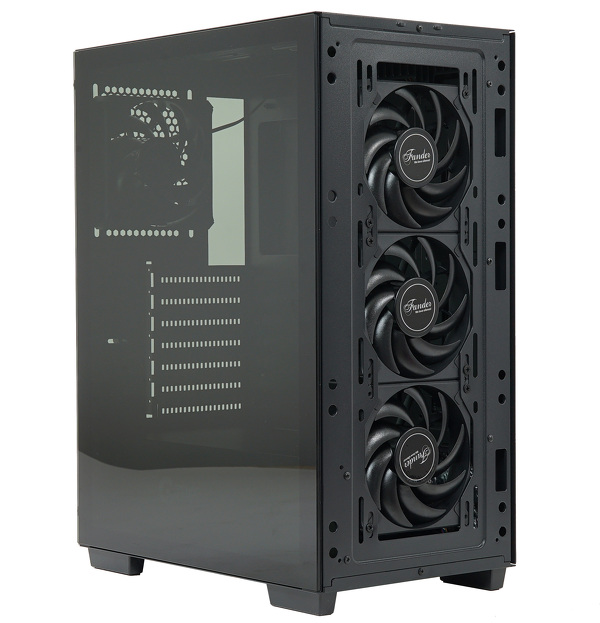 Zdjęcie produktu: Obudowa do komputera ZENPC Wooder TG Black 4x Fander P12 PWM PST