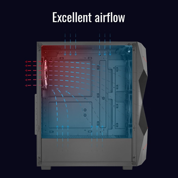 Zdjęcie produktu: Obudowa Aerocool PGS VOLCAN-G-BK-v1