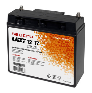 Miniatura produktu: Akumulator Salicru UBT 12/17 bezobsługowy 17Ah 12V AGM do zasilaczy awaryjnych UPS