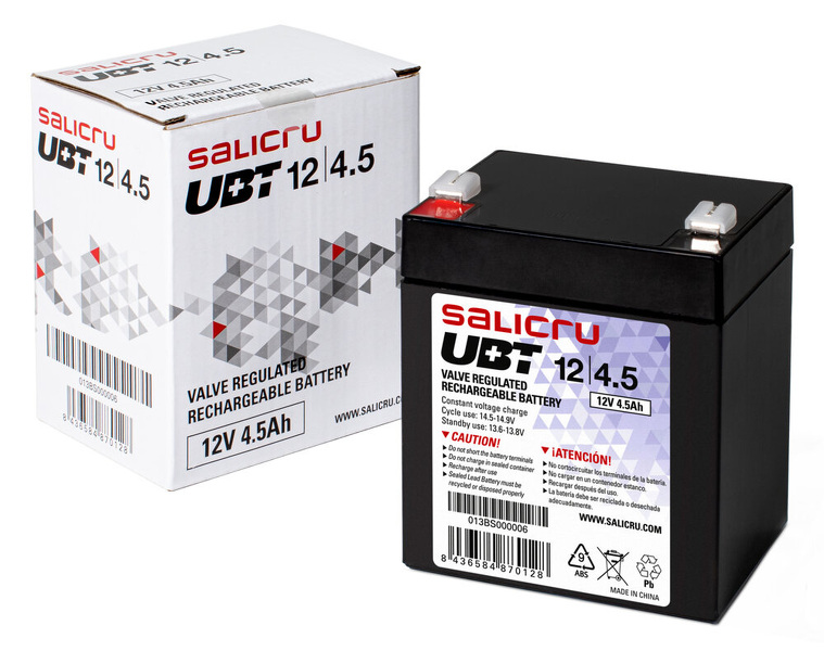 Zdjęcie produktu: Akumulator Salicru UBT 12/4,5 bezobsługowy 4,5Ah 12V AGM