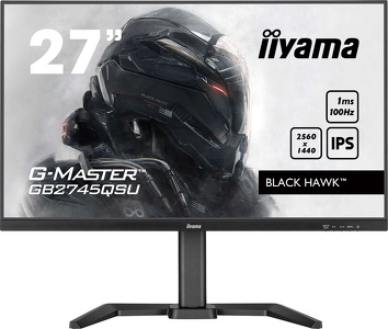 Miniatura produktu: iiyama G-Master GB2745QSU-B2 Black Hawk 27" WQHD IPS 100Hz PIVOT