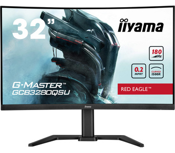 Miniatura produktu: iiyama GCB3280QSU-B2 Red Eagle 31,5" VA WQHD 180Hz Curved