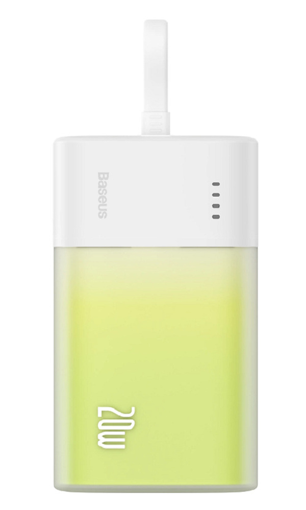 Zdjęcie produktu: Powerbank Baseus Popsicle 5200mAh 20W biało-zielony