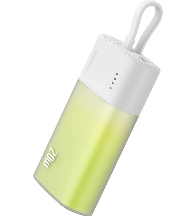 Zdjęcie produktu: Powerbank Baseus Popsicle 5200mAh 20W biało-zielony