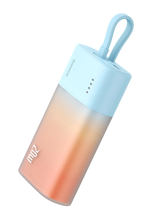 Powerbank Baseus Popsicle 5200mAh 20W niebiesko-pomarańcz.