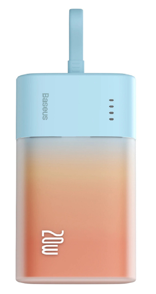 Zdjęcie produktu: Powerbank Baseus Popsicle 5200mAh 20W niebiesko-pomarańcz.