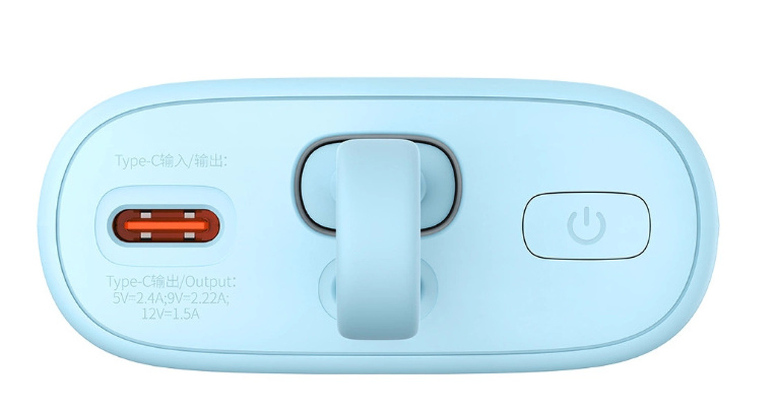 Zdjęcie produktu: Powerbank Baseus Popsicle 5200mAh 20W niebiesko-pomarańcz.