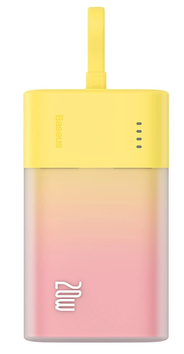 Zdjęcie produktu: Powerbank Baseus Popsicle 5200mAh 20W żółto-różowy