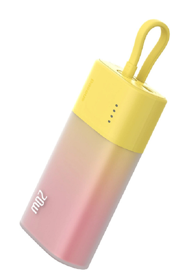 Zdjęcie produktu: Powerbank Baseus Popsicle 5200mAh 20W żółto-różowy