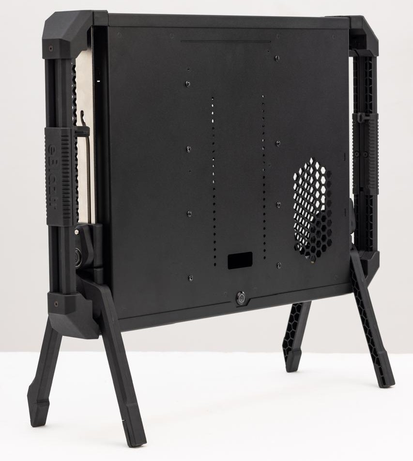 Przenośna obudowa eBlaztr Black z mocowaniem na monitor