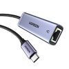 Miniatura zdjęcia: Adapter sieciowy Ugreen USB Typ-C - RJ45 1Gbps (1000Mbps) szary (40322 CM483)