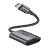 Czytnik kart pamięci TF/SD UGREEN USB-C CM401 (szary)