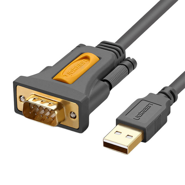 Zdjęcie produktu: Adapter USB do DB9 RS-232 Ugreen CR104, 2m (czarny)