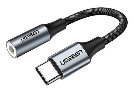 Miniatura produktu: Adapter audio UGREEN AV142 USB-C do mini jack 3,5mm