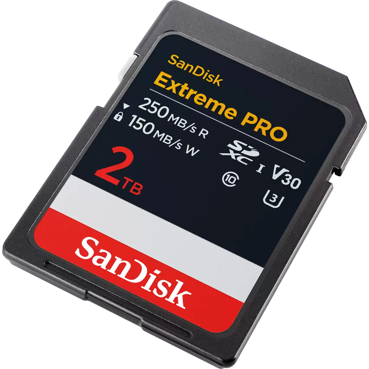 Karta SanDisk Extreme PRO SDXC 2TB 250/150 MB/s C10 V30 UHS-I U3 (SDSDXXD-2T00-GN4IN)