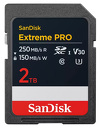 Miniatura zdjęcia: Karta SanDisk Extreme PRO SDXC 2TB 250/150 MB/s C10 V30 UHS-I U3 (SDSDXXD-2T00-GN4IN)