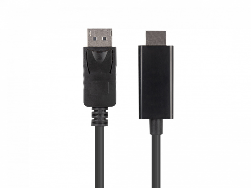 Zdjęcie produktu: Kabel DisplayPort 1.1 [M] do HDMI [M] Lanberg - 1m czarny