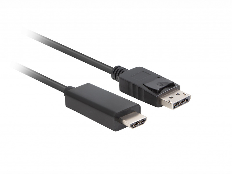 Zdjęcie produktu: Kabel DisplayPort 1.1 [M] do HDMI [M] Lanberg - 1m czarny