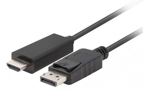 Miniatura produktu: Kabel DisplayPort 1.1 [M] do HDMI [M] Lanberg - 3m czarny