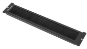 Panel szczotkowy do szafy 19" stojącej FF01 z LCD montowany w przepustach kablowych Lanberg czarny