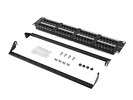 Miniatura zdjęcia: Patch Panel 48 Port 2U Kat.6 czarny Lanberg