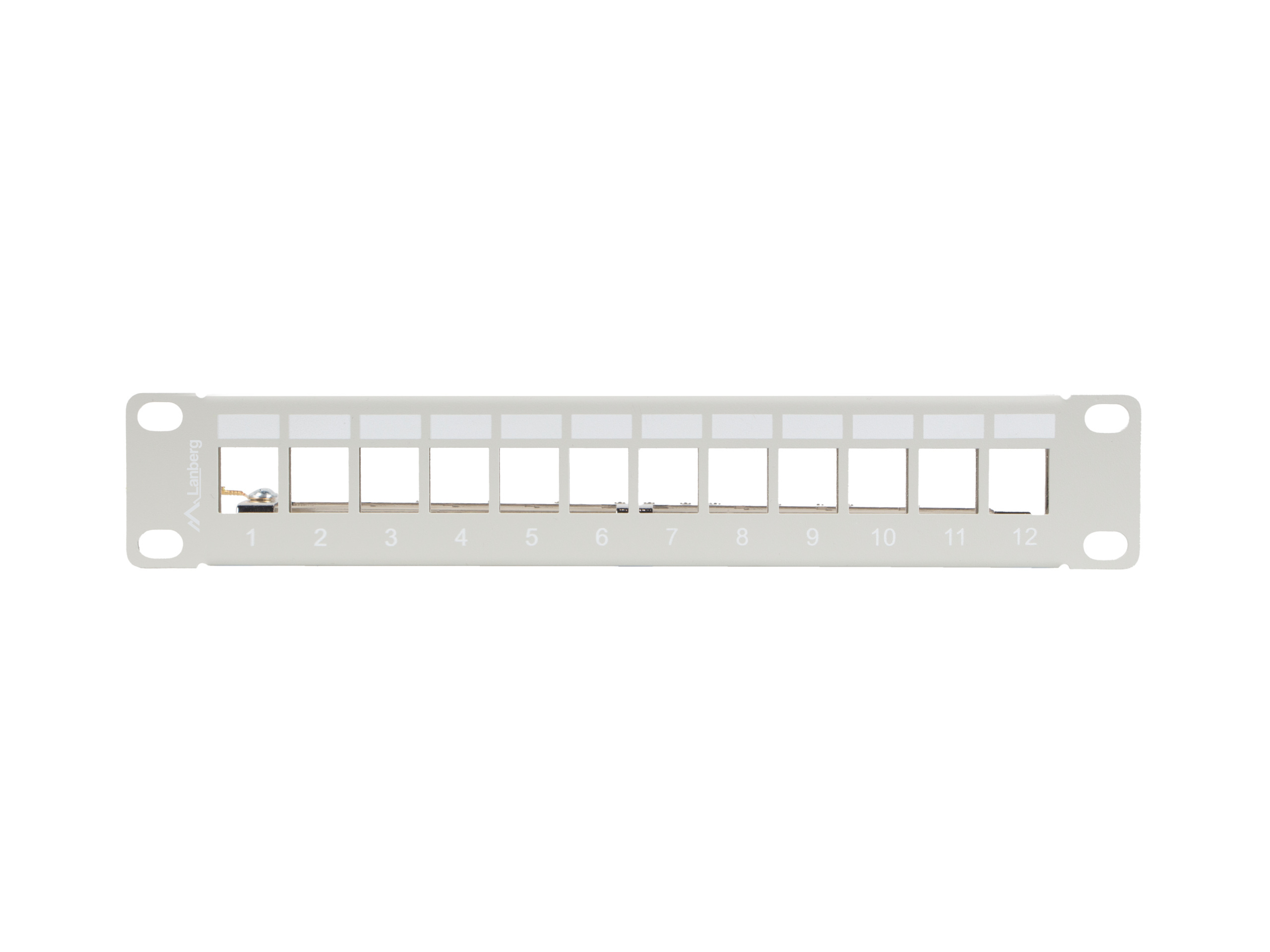 Patch panel pusty 12 port 1U 10