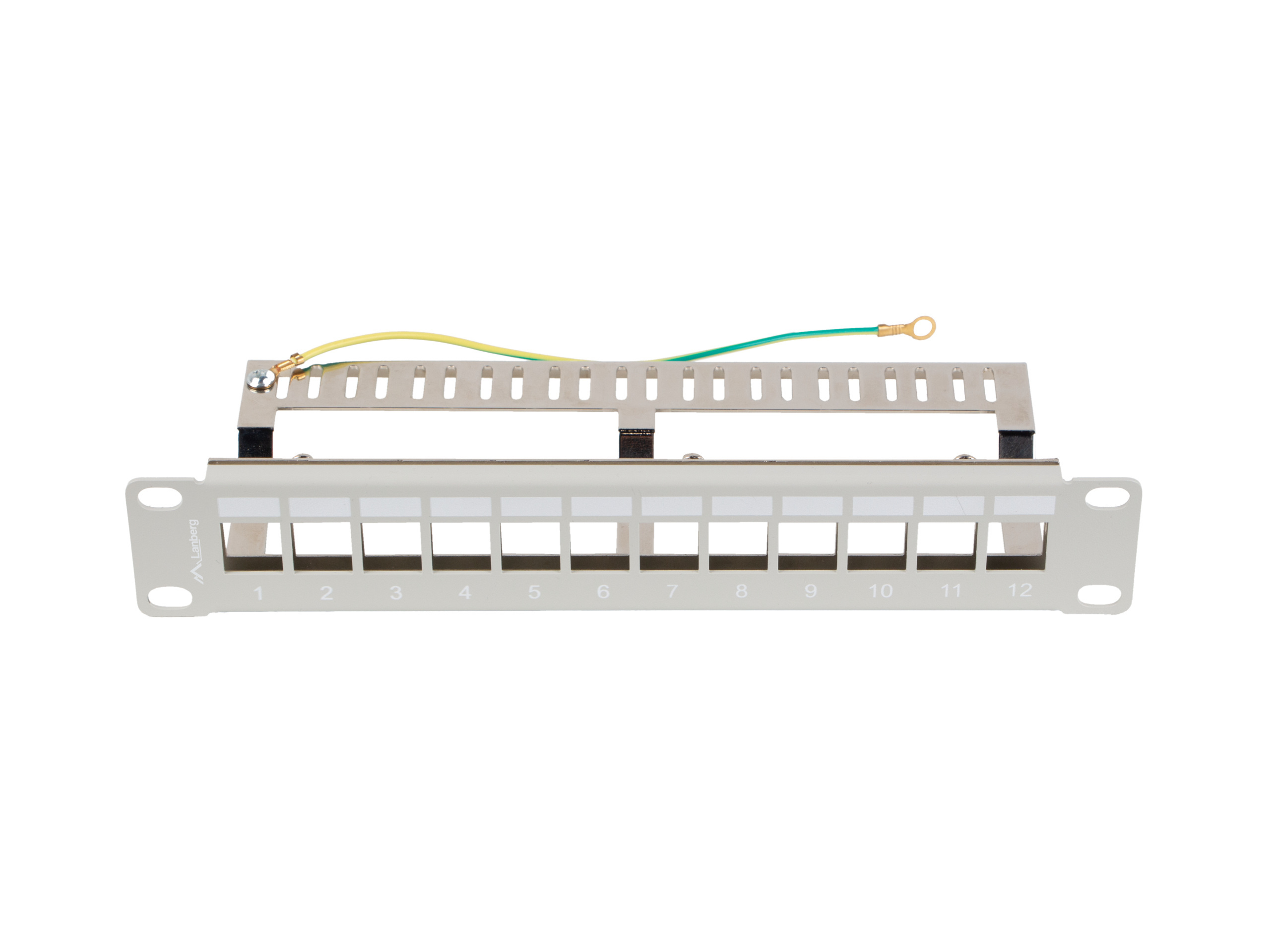 Patch panel pusty 12 port 1U 10